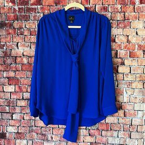 Royal Blue Blouse, Medium